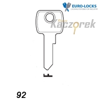 ~ Mieszkaniowy 147 - klucz surowy - Euro-Locks serii 92
